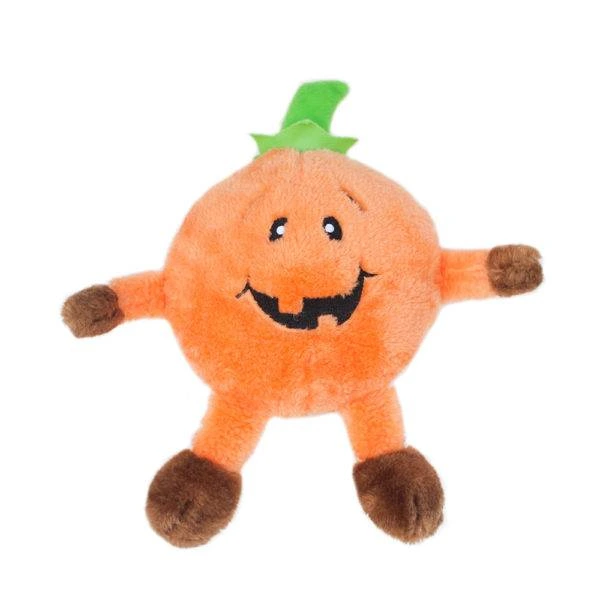 М'яка іграшка для собак Хеллоуїн гарбуз ZippyPaws Brainey Pumpkin з пищалкою