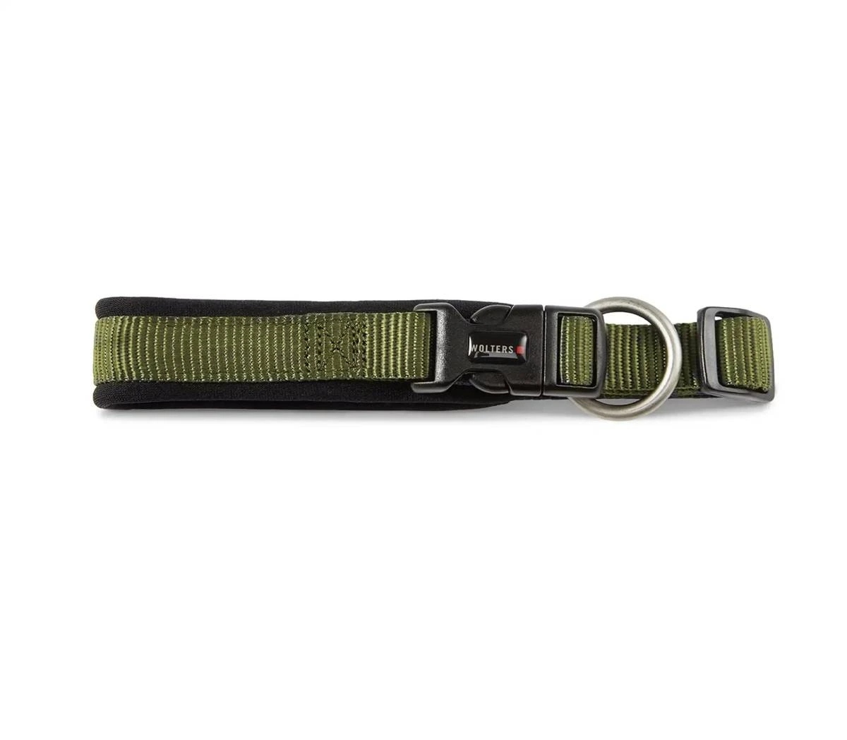 Нашийник для собак пом'якшений Wolters Professional Comfort 11 70-80 см / 45 мм Оливковий