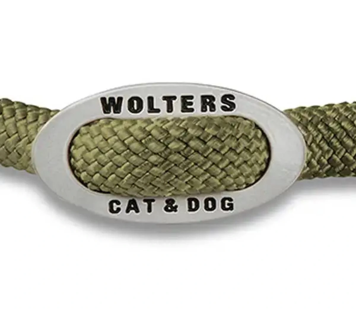 Нашийник канат для собак Wolters K2-Rope Programme 55 см / 13 мм Оливковий