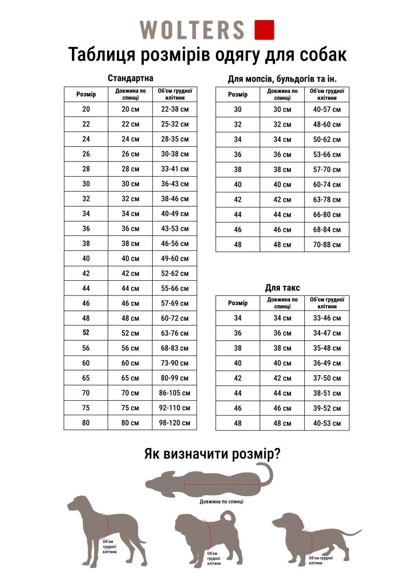 Тепла куртка для собак Wolters Cosy для Такс 46 см Оливковий