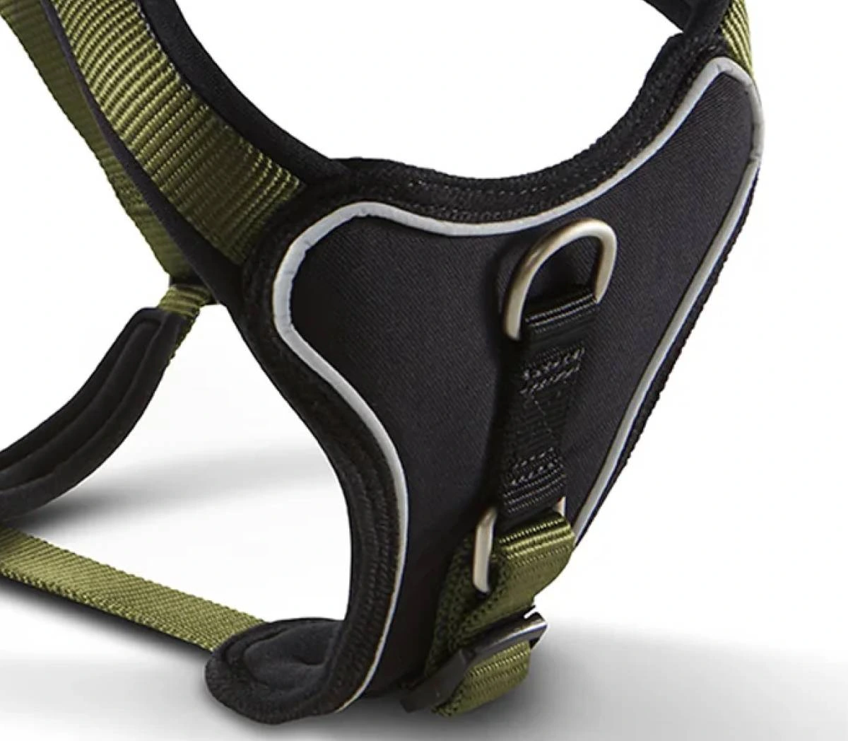 Шлейка для собак пом'якшена Wolters Professional Comfort 2A 45-50 см / 2 5 мм Оливковий