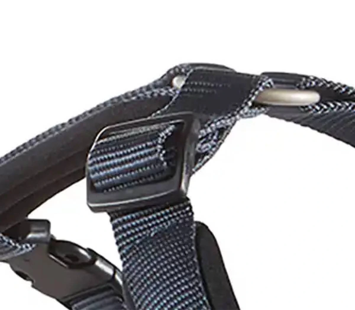 Шлейка для собак пом'якшена Wolters Professional Comfort 5 70-85 см / 35 мм Графітовий