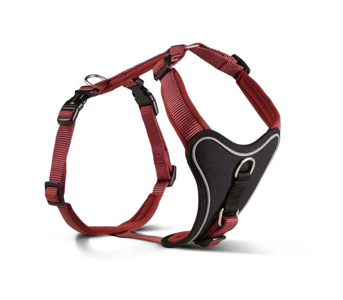 Шлейка для собак пом'якшена Wolters Professional Comfort 6 80-95 см / 35 мм Бордовий
