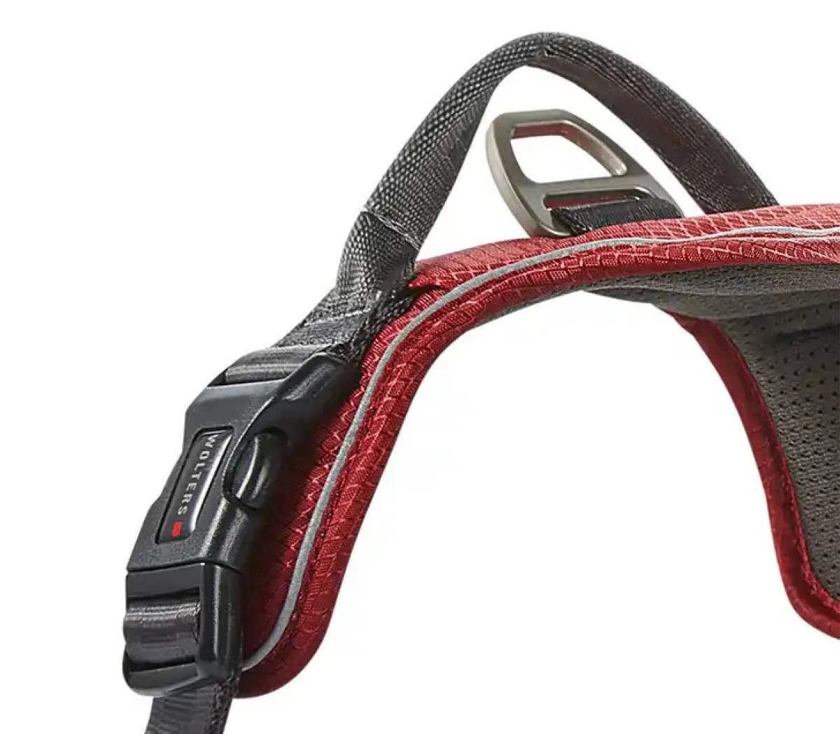 Шлейка для собак пом'якшена з ручкою Wolters Active Pro Comfort 1 40-47,5 см Червоний