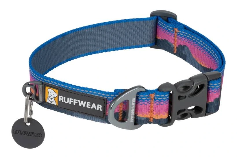Світловідбивний нашийник для собаки Ruffwear Crag™ 51-66 см Рожево-синій