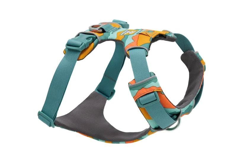 Повсякденна шлейка для собак Ruffwear Front Range® XS 43-56 см Бірюзово-жовтогарячий