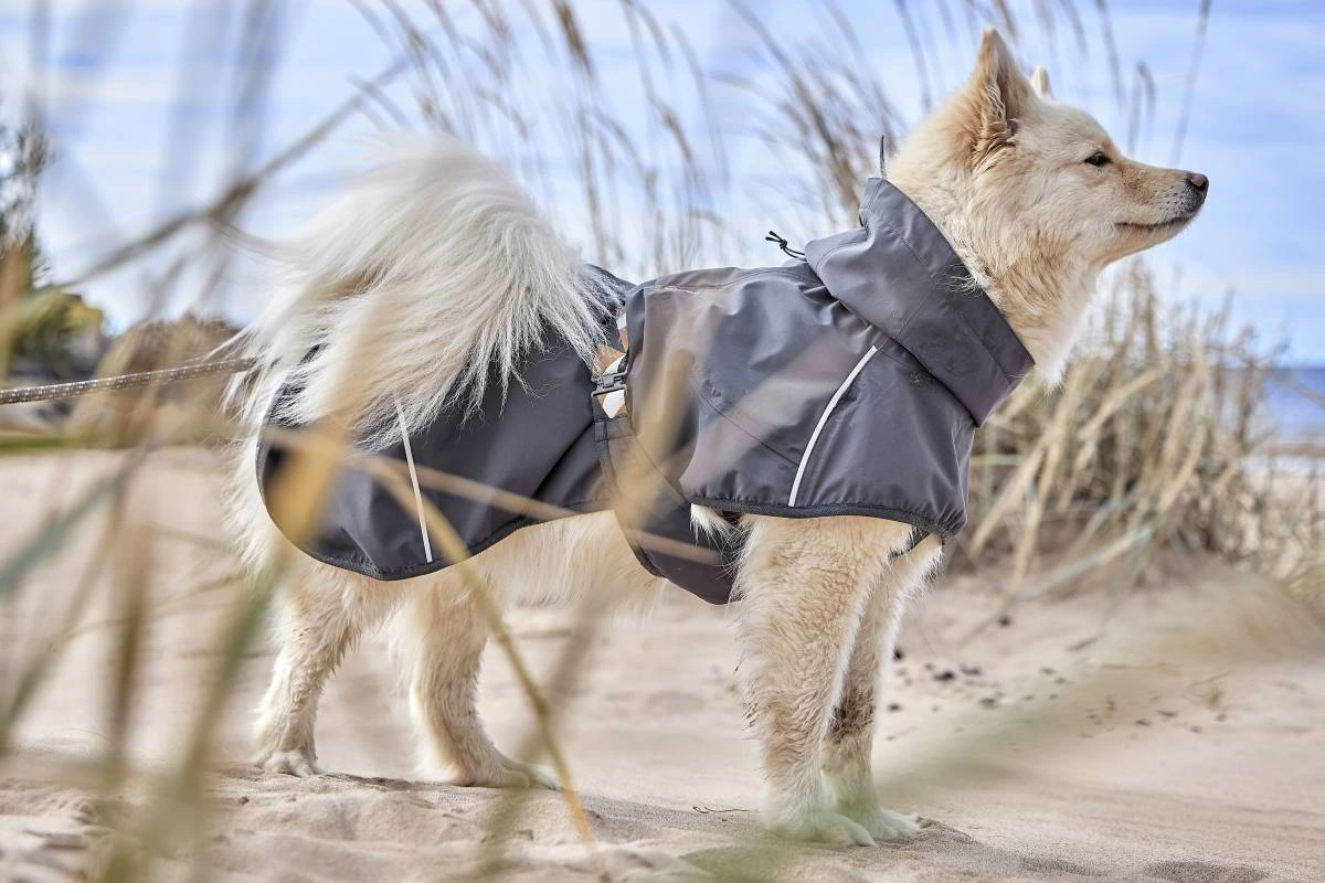 Дощовик для собак Hurtta Mudventure Coat ECO 40 Сірий