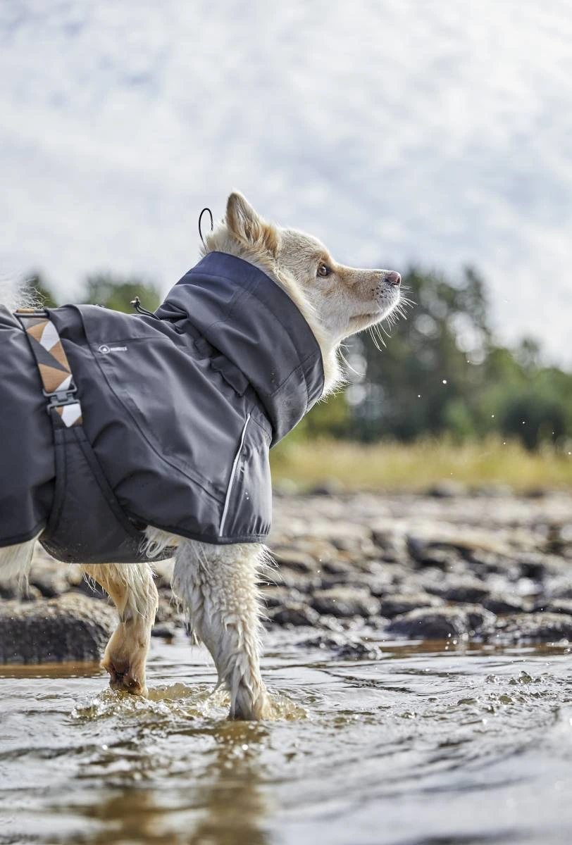 Дощовик для собак Hurtta Mudventure Coat ECO 40 Сірий