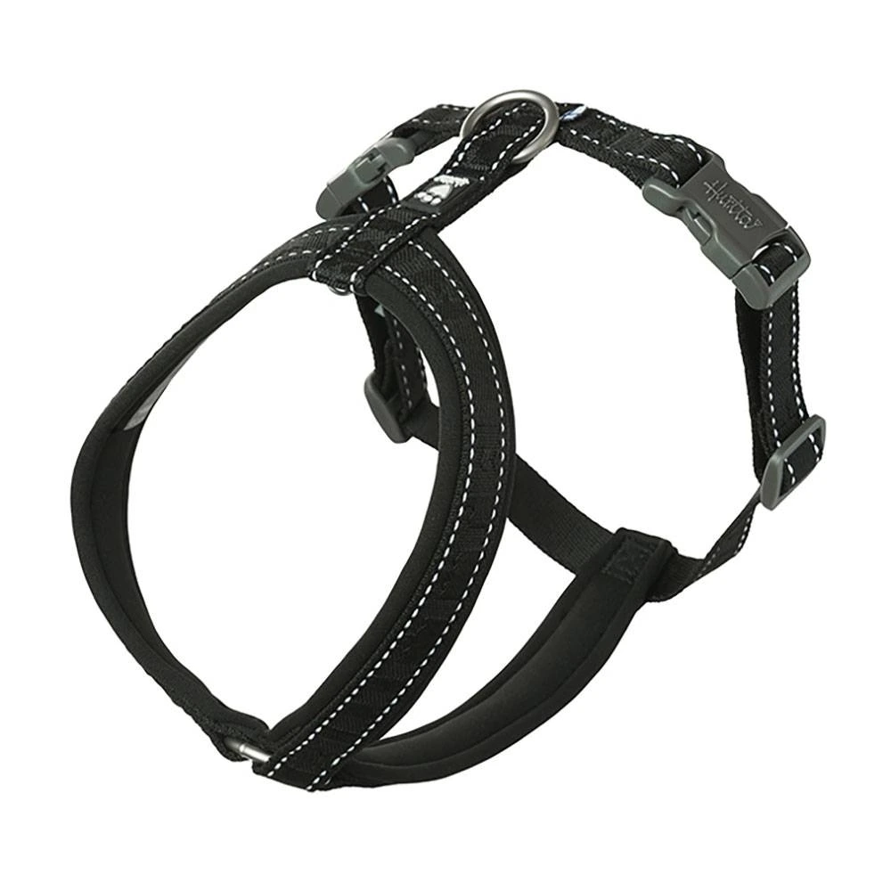 Анатомічна шлейка для собак Hurtta Casual Y-harness 80-90 Чорний