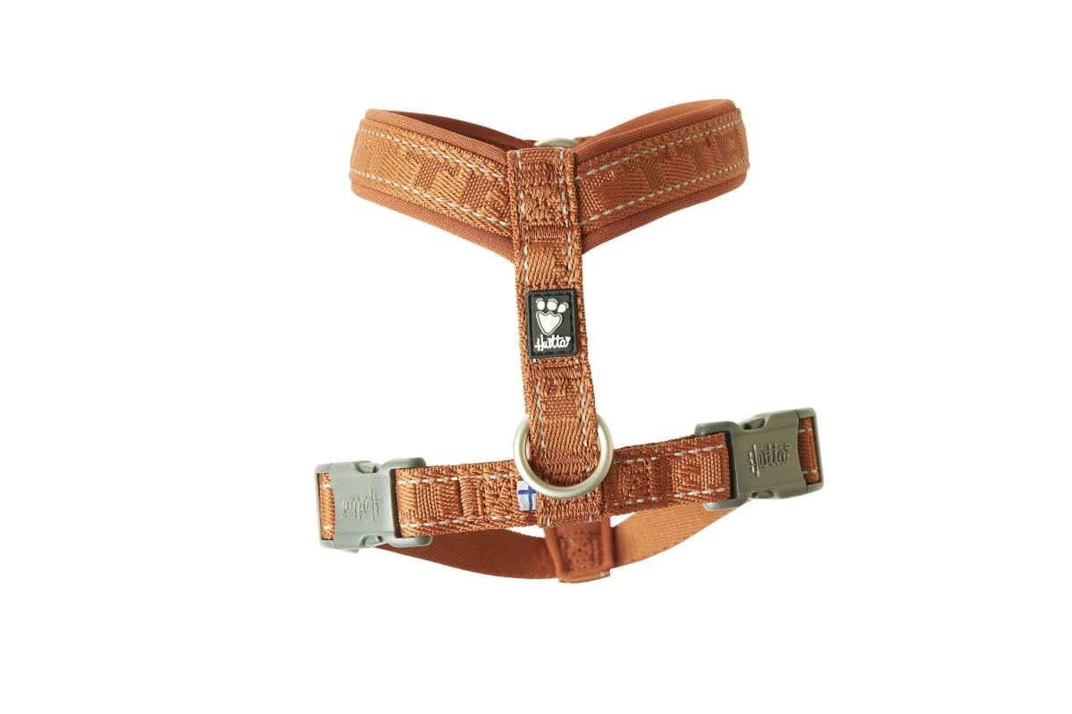 Анатомічна шлейка для собак Hurtta Casual Y-harness 70-80 Коричневий