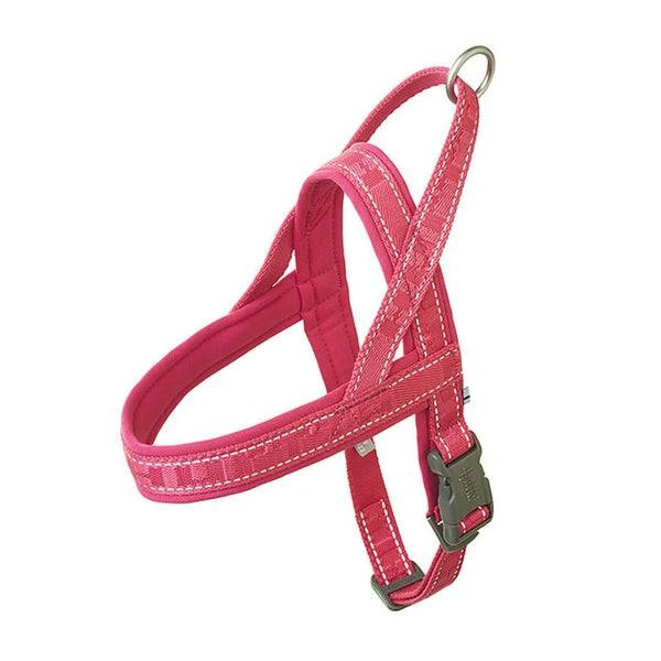 Пом'якшена шлея для собак Hurtta Casual harness ECO 35-45 Рожевий
