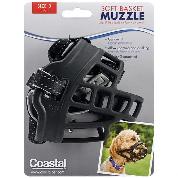 Намордник для собак Coastal Soft Basket Muzzle, розмір 3