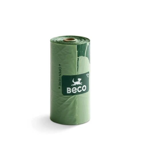 Одноразові пакетики для прибирання за собаками Beco Pets без запаху 1 шт