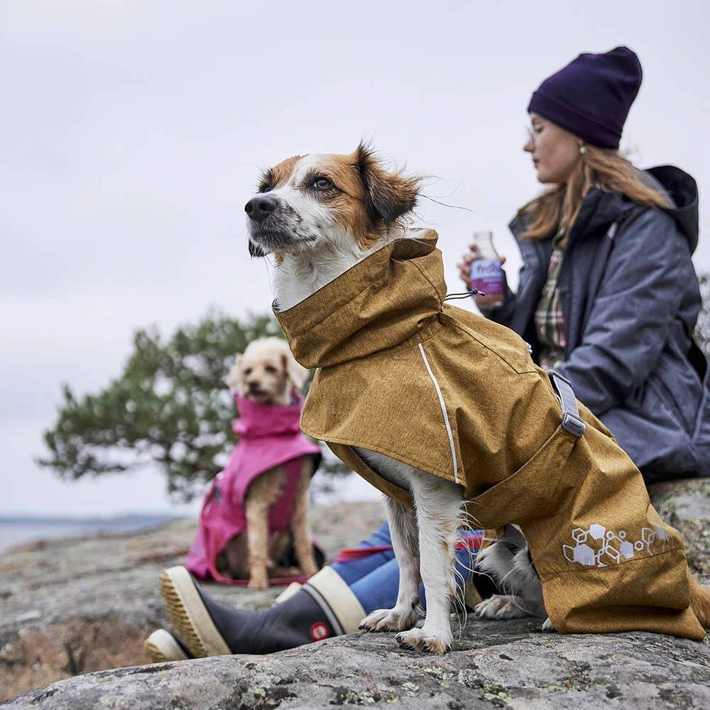 Дощовик для собак Hurtta Monsoon coat II ECO Бежевий 60
