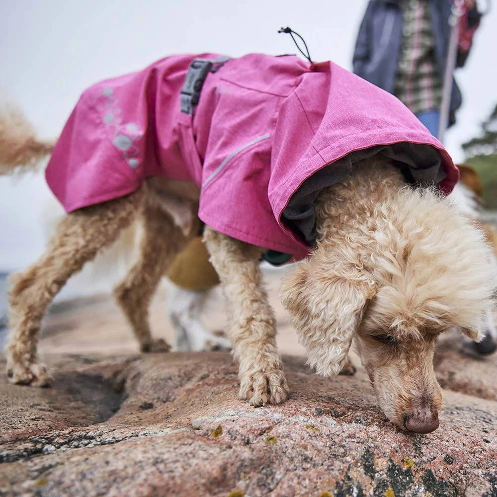 Дощовик для собак Hurtta Monsoon coat II ECO Рожевий 45