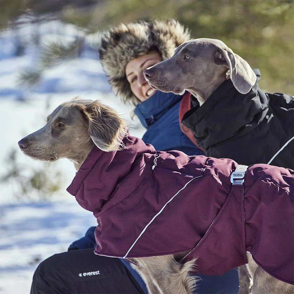 Тепла куртка для собак Hurtta Extreme Warmer III ECO Чорний 55