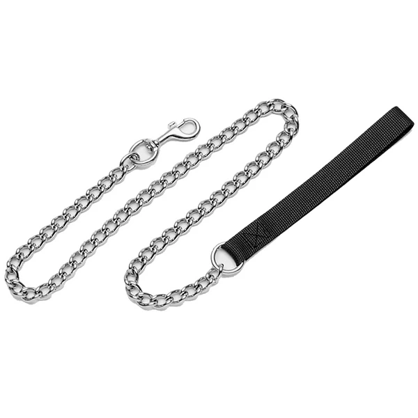 Повідець для собак Coastal Titan Chain, Чорний, ланка 2мм, 0,6 см х 1,2 м