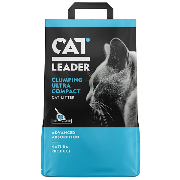 Наповнювач для котів Cat Leader Clumping, Ультракомпакт