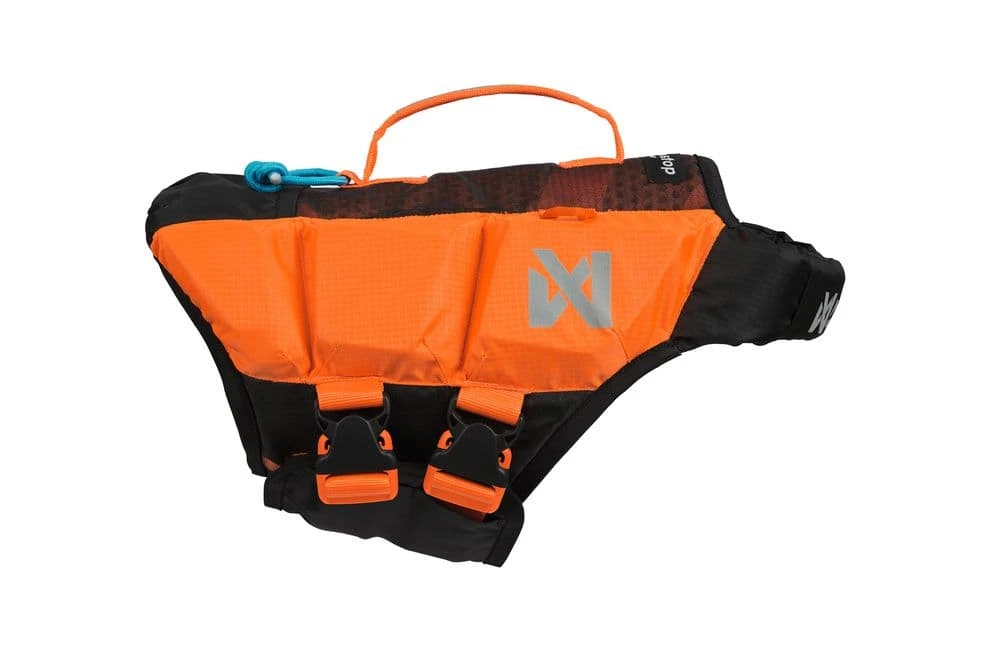 Рятувальний жилет для собак Protector life jacket Non-stop dogwear Чорний/Помаранчевий 4