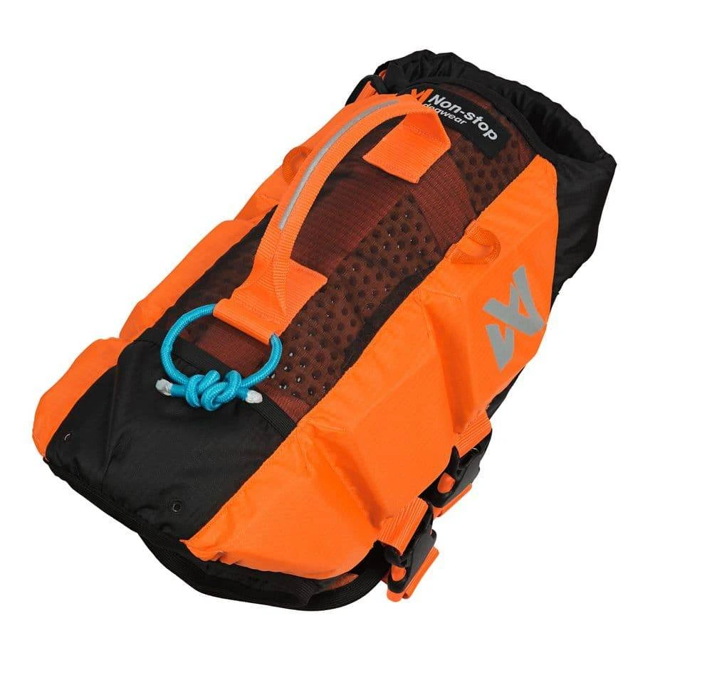 Рятувальний жилет для собак Protector life jacket Non-stop dogwear Чорний/Помаранчевий 5