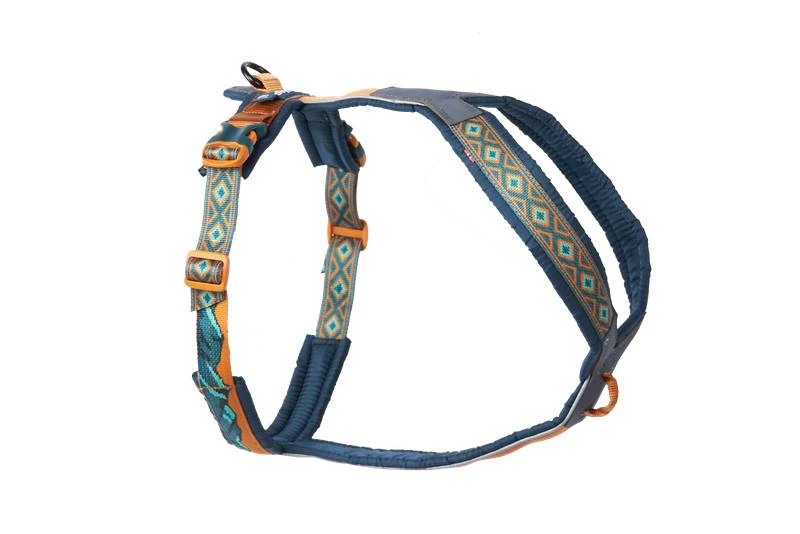 Шлейка для собак Line harness 5.0 RP signature edition Non-stop dogwear Бірюзовий/Дуб 1