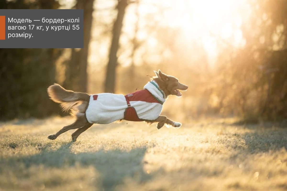 Флісова куртка для собак Trekking fleece jacket Non-stop dogwear Сірий/Винний/Бірюзовий 33