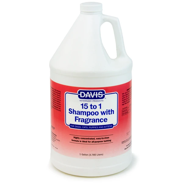 Шампунь для собак і котів Davis 15 to 1 With Fragrance, концентрат, з ароматом