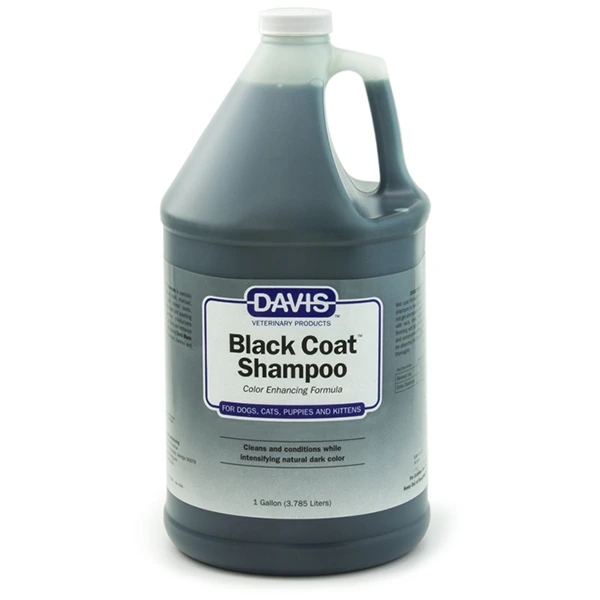Шампунь для собак і котів Davis Black Coat Shampoo, концентрат, для чорної шерсті