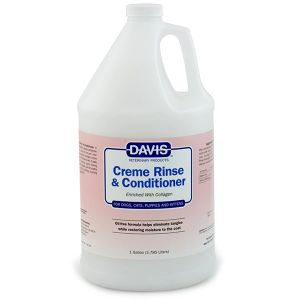 Кондиціонер для собак і котів Davis Cosmetic Creme Rinse & Conditioner, з колагеном, концентрат 3.8 л