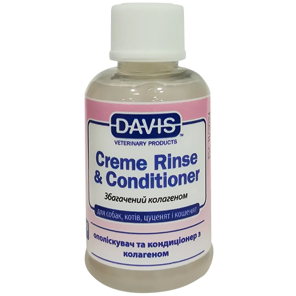 Кондиціонер для собак і котів Davis Cosmetic Creme Rinse & Conditioner, з колагеном, концентрат