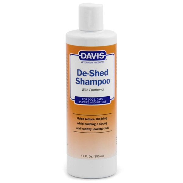 Шампунь для собак і котів Davis De-Shed Shampoo, для полегшення линьки, концентрат