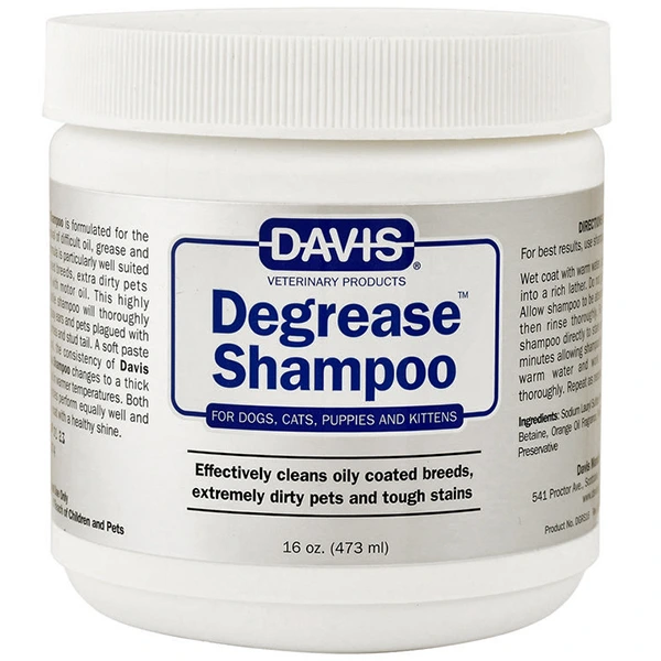 Шампунь для собак і котів Davis Degrease Shampoo, знежирювальний