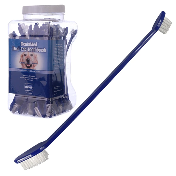 Зубна щітка для собак і котів Davis Dentamed Dual-End