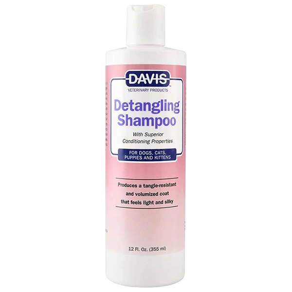 Шампунь-кондиціонер для собак і котів Davis Cosmetic Detangling Shampoo, від ковтунів, концентрат