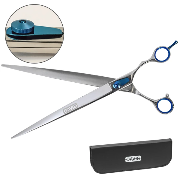 Ножиці для собак Davis Extreme Edge BLUE, прямі