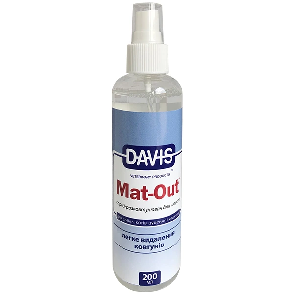 Спрей проти ковтунів для собак і котів Davis Mat-Out