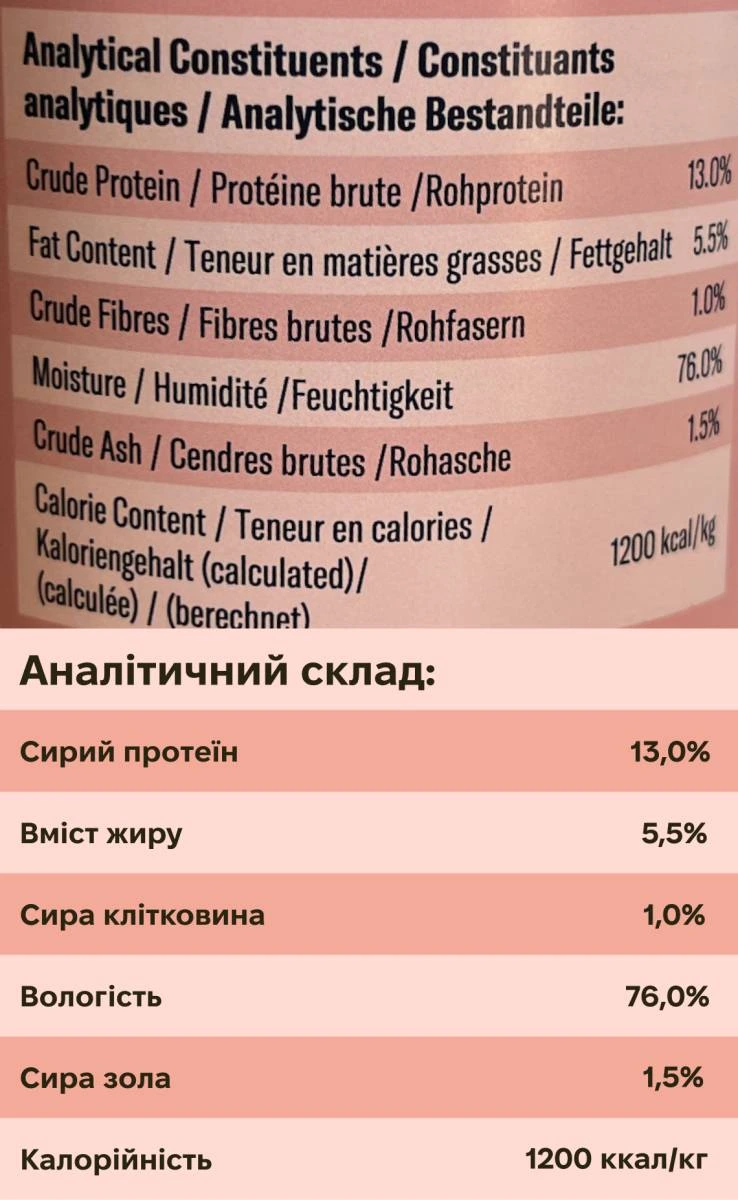 Повнораціонний вологий корм для собак Ziwi Peak Original Series Оленина 390 г