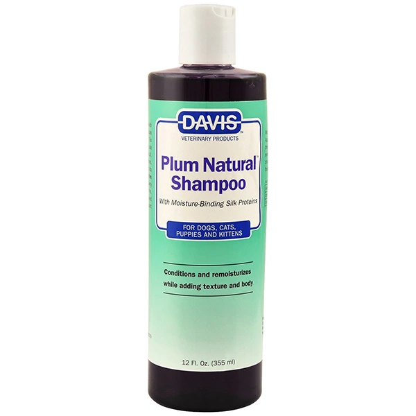 Шампунь для собак і котів Davis Plum Natural, з протеїнами шовку, концентрат