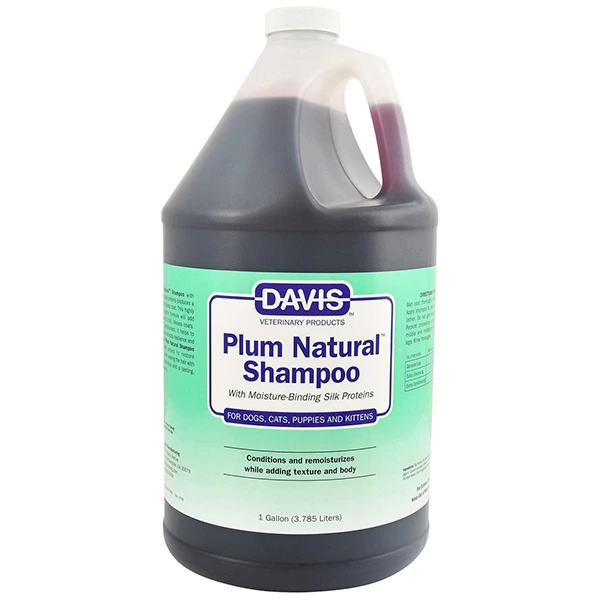 Шампунь для собак і котів Davis Plum Natural, з протеїнами шовку, концентрат