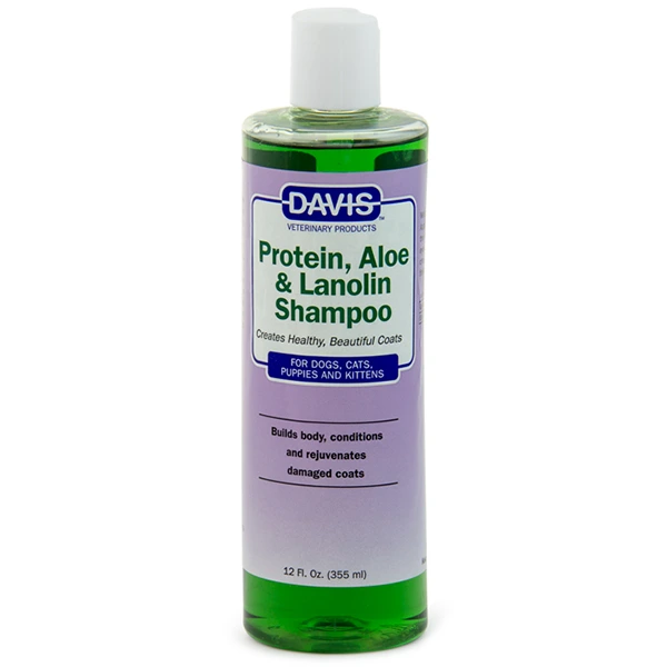 Шампунь для собак і котів Davis Protein & Aloe & Lanolin, концентрат