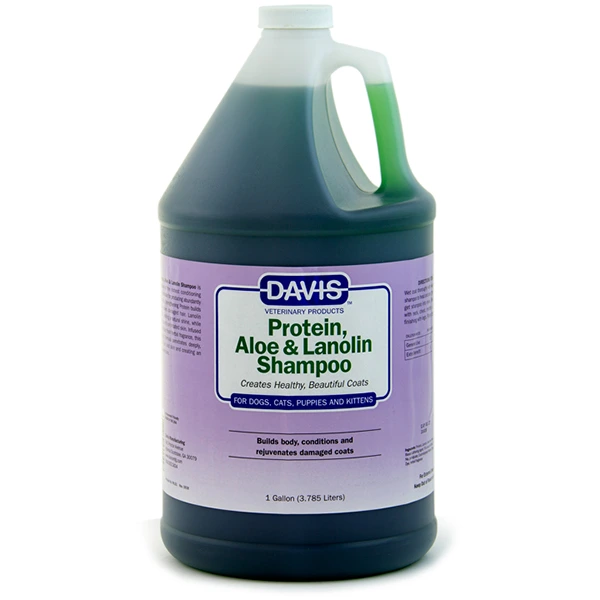 Шампунь для собак і котів Davis Protein & Aloe & Lanolin Shampoo, концентрат