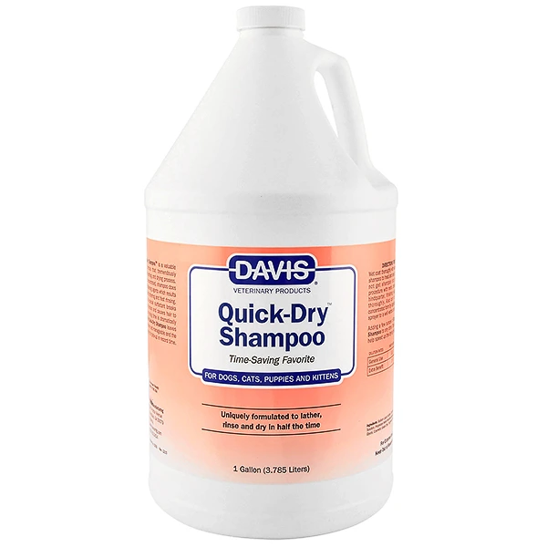Шампунь для собак і котів Davis Cosmetic Quick-Dry, Швидка сушка, концентрат