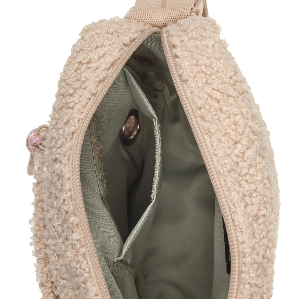 Квадратна сумка для ласощів та аксесуарів собак Palopa Noka Teddy-Fleece Бежевий