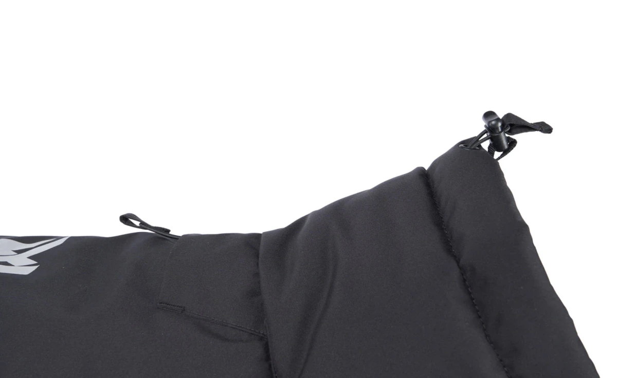 Тепла зимова куртка для собак Glacier jacket 3.0 Non-stop dogwear Чорний/Помаранчевий 45