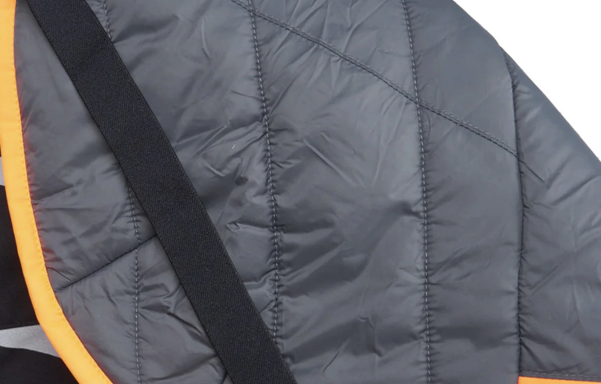 Тепла зимова куртка для собак Glacier jacket 3.0 Non-stop dogwear Чорний/Помаранчевий 60