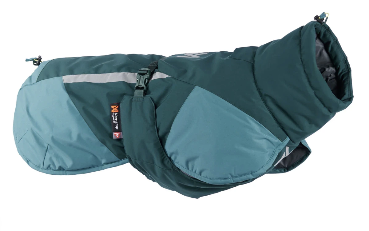 Тепла зимова куртка для собак Glacier jacket 3.0 Non-stop dogwear Бірюзовий 55