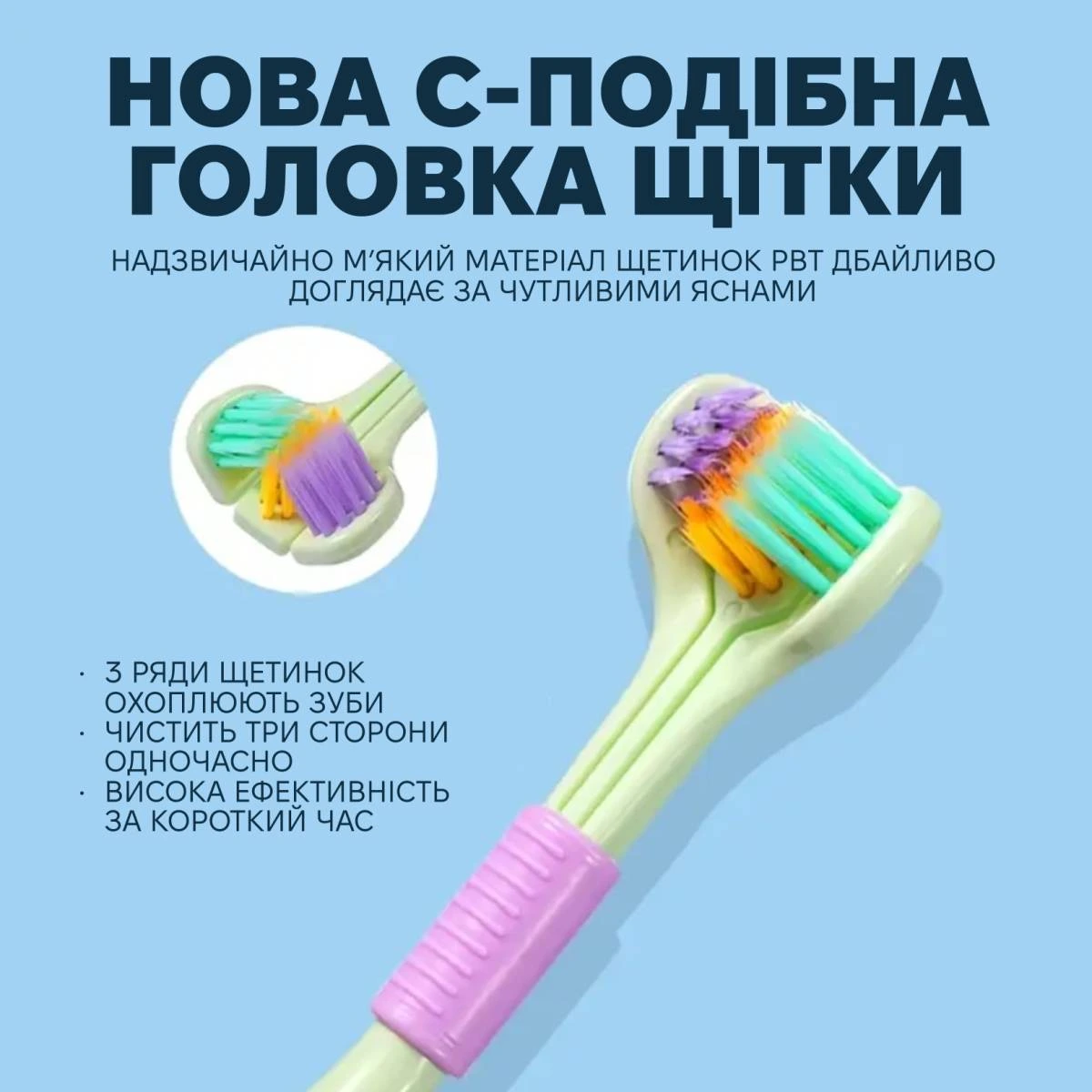 Зубна щітка для собак Todli Фіолетовий
