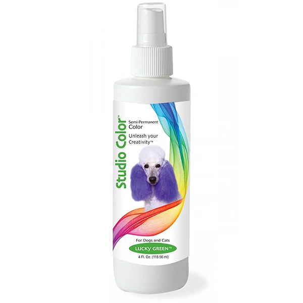 Фарба-спрей для шерсті собак і котів Davis Studio Color, Зелений, 118 ml