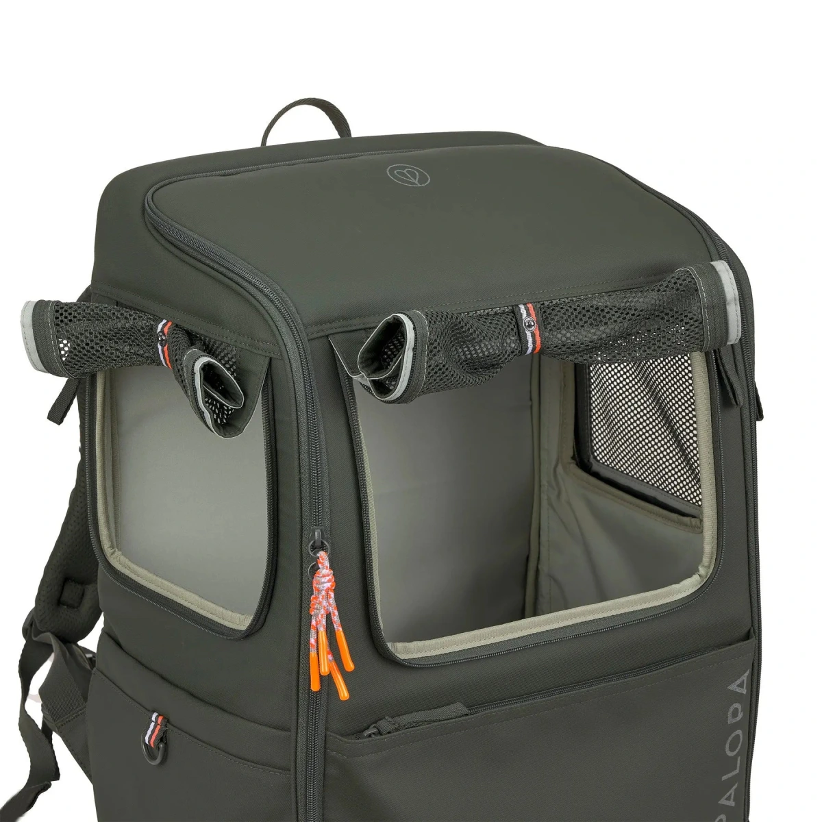 Рюкзак-переноска для собак Palopa Carrier Backpack Kari M Темно-оливковий