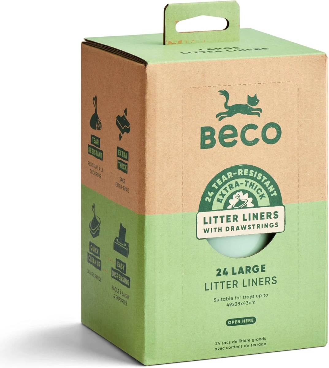 Пакети-вкладиші для котячого туалету Beco Pets Litter Liner Large 24 шт
